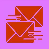 Sent Mail Icon Design vector