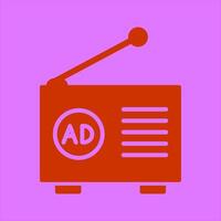 Radio Ad Icon Design vector