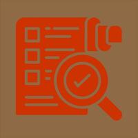 Profile Evaluation Icon Design vector