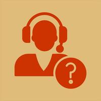 Help Request Icon Design vector