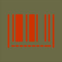 Barcode Stock Icon Design vector