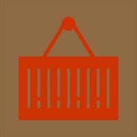 Barcode Sales Icon Design vector