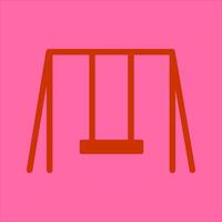 Swing Time Icon Design vector