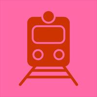 Railway Car Icon Design vector