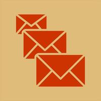 Priority Mail Icon Design vector