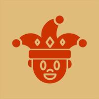 Clown Icon Design vector