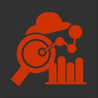 Workforce Analytics Icon Design vector