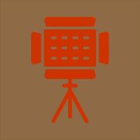 Photography Lighting Icon Design vector