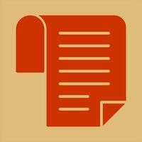 Document Icon Design vector