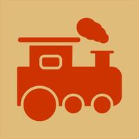 Train Icon Design vector
