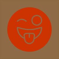 Zany Face Icon Design vector