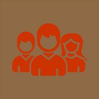 Group Photo Icon Design vector