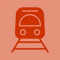 Light Rail Icon Design vector