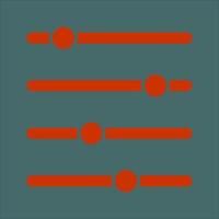 Filtering Icon Design vector