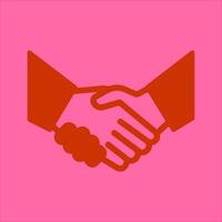 Handshake Icon Design vector