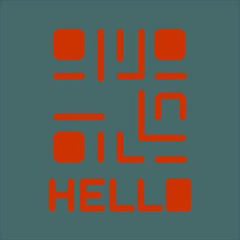 qr código texto icono diseño vector