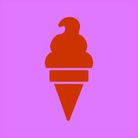 Ice Cream Icon Design vector