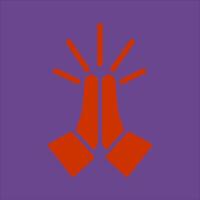 Folded Hands Icon Design vector