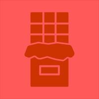 Chocolate Bar Icon Design vector
