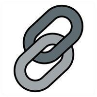 Link and chain icon concept vector