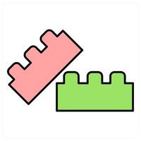 Puzzle Game and game icon concept vector