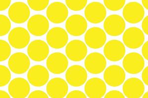 simple abstract yellow color big polka circle pattern yellow circles with a white background with yellow dots vector