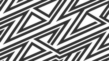 black and white line art zigzag background, geometric pattern black and white vector