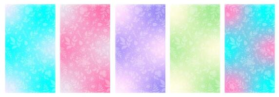 Delicate gradient background. Cover for social networks and story pages. Template for invitations and cards. illustration. vector