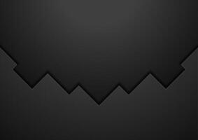 Black tech geometric concept background vector
