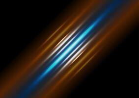Bright glowing stripes abstract background vector