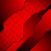 Dark red abstract technology background vector