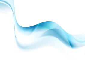 Abstract blue shiny waves background vector