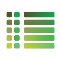 Color element. Trend pallete of color. Full spectrum vivid color pallete. Warm and cold color sets. Wall art concept with square color samples in a grid arrangement. Geometric squares of warm and cool vector