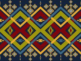 Geometric ethnic patterned background. Aztec ornament. vector