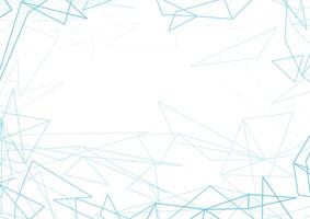 Geometric simple minimalistic background. Blue pattern of triangles of different shapes. Bright creative symmetric texture. photo