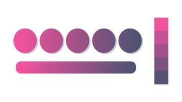 Abstract gradient background with hot pink and cornflower color palette. Abstract illustration with gradient blur design. Blurred colored abstract background. Colorful gradient illustration vector