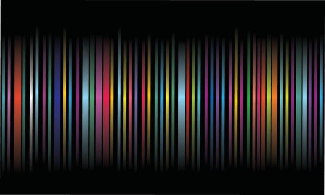 Spectrum of Colorful Vertical Lines Background