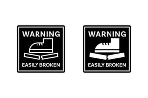 do not step on icon vector
