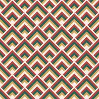 Triangle waves with colors layer on Christmas style, seamless pattern for wrapping paper, wallpaper and printing. vector
