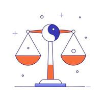 Holographic balance with Labh Pancham symbol and copy space vector