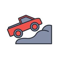 Ascent icon. .Editable stroke.linear style sign for use web design,logo.Symbol illustration. vector