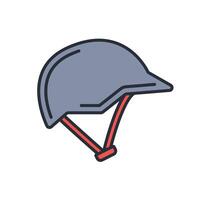 climbing helmets icon. .Editable stroke.linear style sign for use web design,logo.Symbol illustration. vector