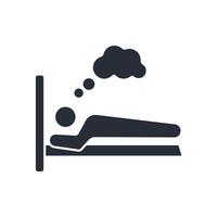 Relax icon. .Editable stroke.linear style sign for use web design,logo.Symbol illustration. vector