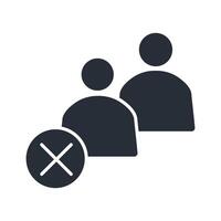 Delete icon. .Editable stroke.linear style sign for use web design,logo.Symbol illustration. vector