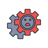 poor management icon. .Editable stroke.linear style sign for use web design,logo.Symbol illustration. vector