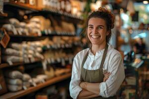 Smiling and Posing with Exceptional Customer Service photo