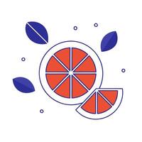 lemon slices forming a refreshing breeze with Zingy Bright text vector