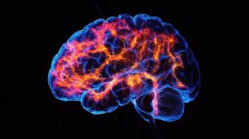 Detailed Brain Scan Image Highlighting Areas Linked to Gigapixel Imaging for Research and Health Studies photo