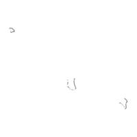 Tokelau blank outline map vector