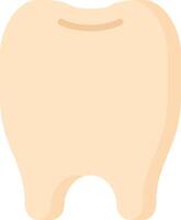 A tooth with a white background vector